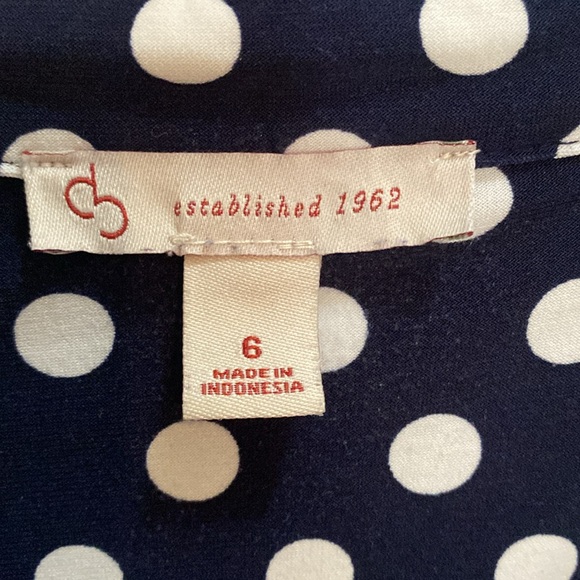 db Established  Polka Dot Dress size 6 - Picture 8 of 9